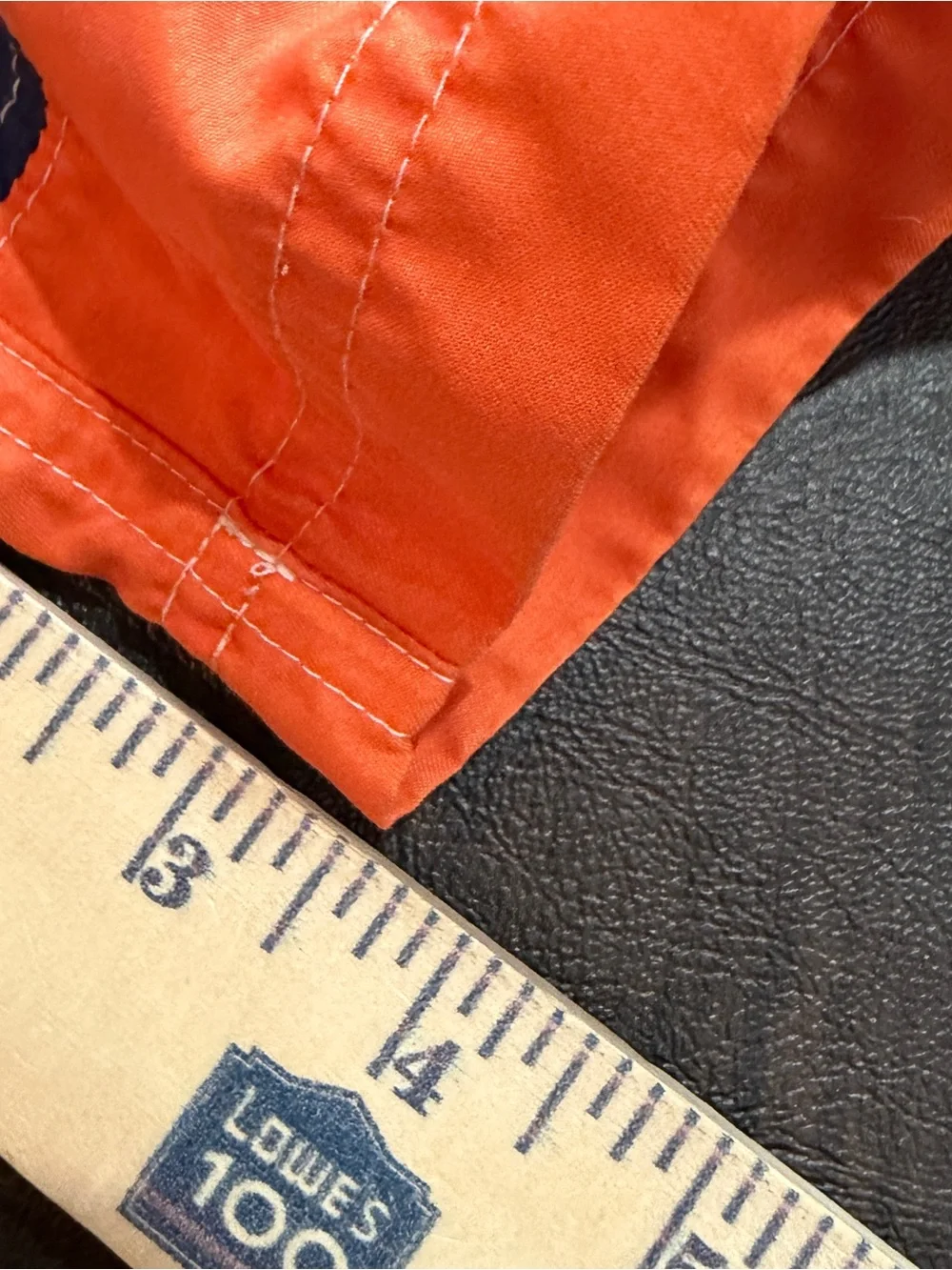 Hanna Andersson Orange and Blue Striped Swim Trunks Kids Sz 4